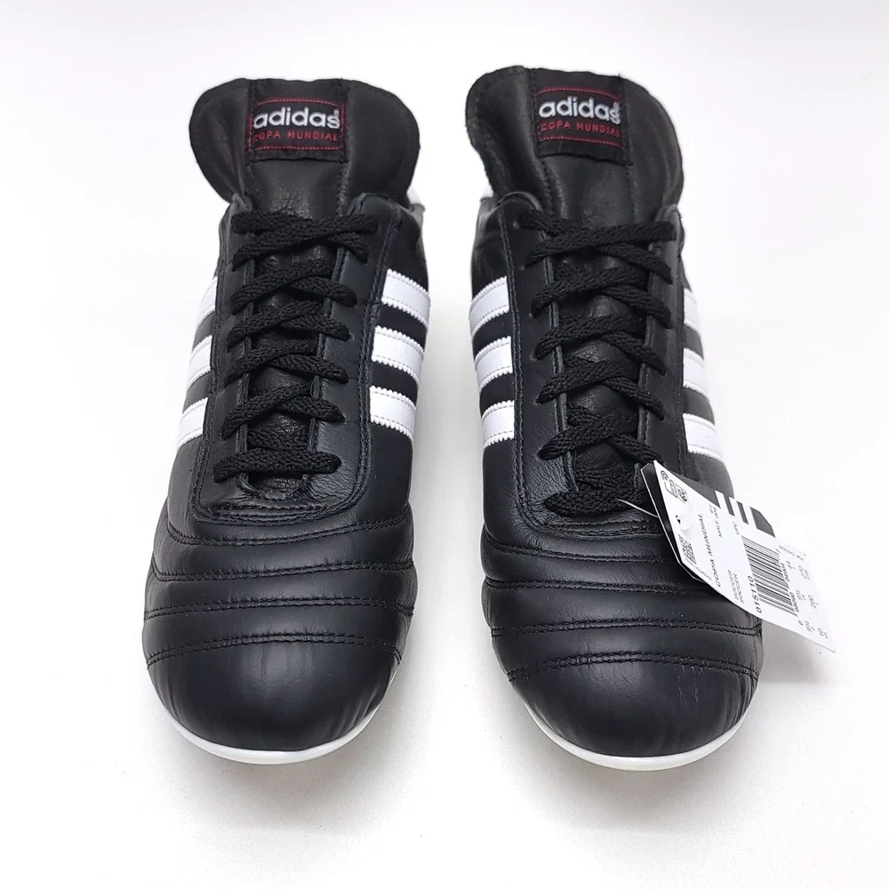 Adidas Copa Mundial Soccer Cleats Mens 10 Black White K-Leather‎ Made in Germany